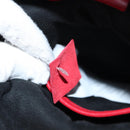 Maison Margiela 5AC Mini Hand Bag Leather 2way Red Silver Auth 141149M-27