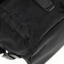 PRADA Sequin Backpack Nylon Black Silver Auth 141151M-16