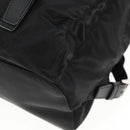 PRADA Sequin Backpack Nylon Black Silver Auth 141151M-17
