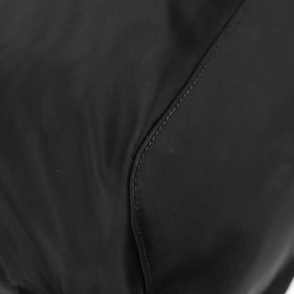 PRADA Sequin Backpack Nylon Black Silver Auth 141151M