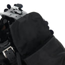 PRADA Sequin Backpack Nylon Black Silver Auth 141151M-22