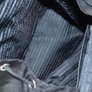 PRADA Sequin Backpack Nylon Black Silver Auth 141151M-10
