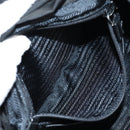 PRADA Sequin Backpack Nylon Black Silver Auth 141151M-30