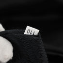 PRADA Sequin Backpack Nylon Black Silver Auth 141151M-11