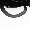 PRADA Sequin Backpack Nylon Black Silver Auth 141151M-8