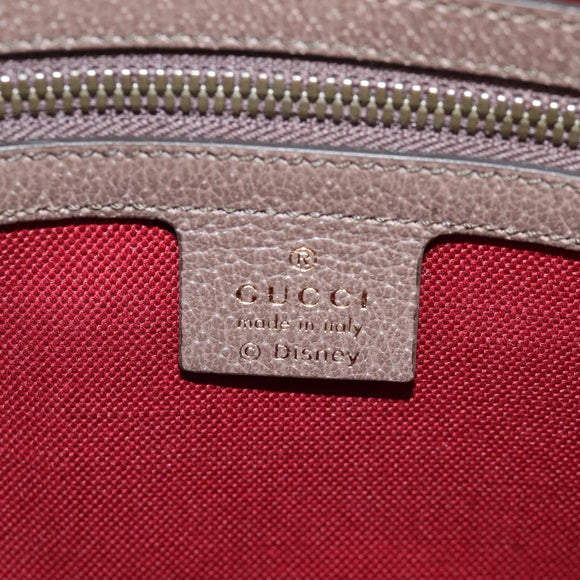 GUCCI GG Supreme Disney Collaboration Waist Bag PVC Beige 602695 Auth 141153M