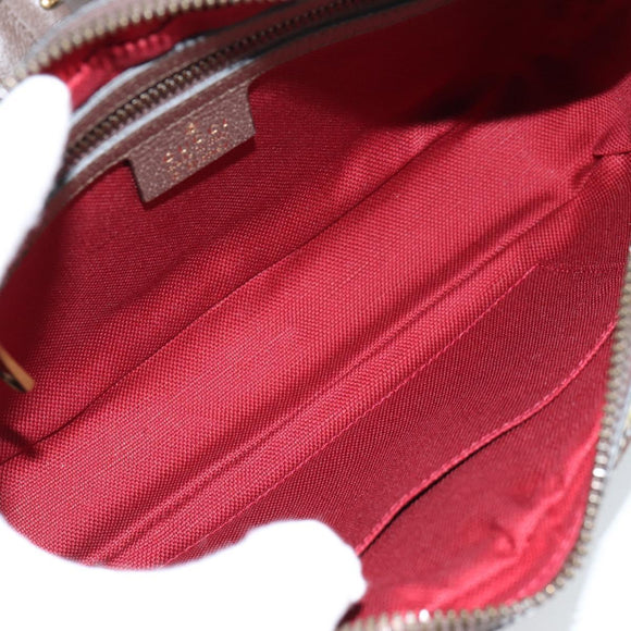 GUCCI GG Supreme Disney Collaboration Waist Bag PVC Beige 602695 Auth 141153M