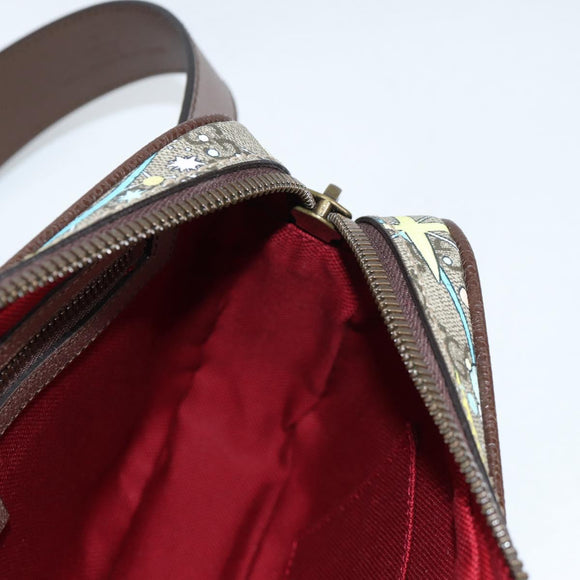 GUCCI GG Supreme Disney Collaboration Waist Bag PVC Beige 602695 Auth 141153M