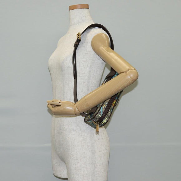 GUCCI GG Supreme Disney Collaboration Waist Bag PVC Beige 602695 Auth 141153M