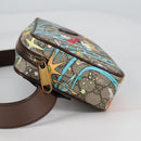 GUCCI GG Supreme Disney Collaboration Waist Bag PVC Beige 602695 Auth 141153M-3