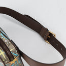 GUCCI GG Supreme Disney Collaboration Waist Bag PVC Beige 602695 Auth 141153M-9