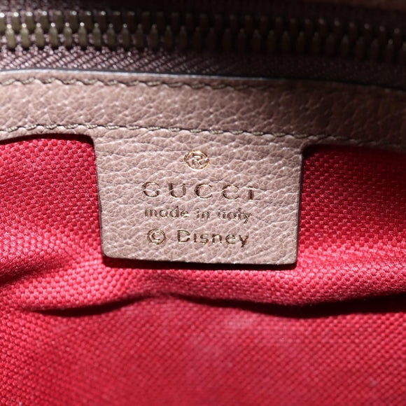 GUCCI GG Supreme Disney Collaboration Backpack PVC Beige Gold 552884 Auth141154M