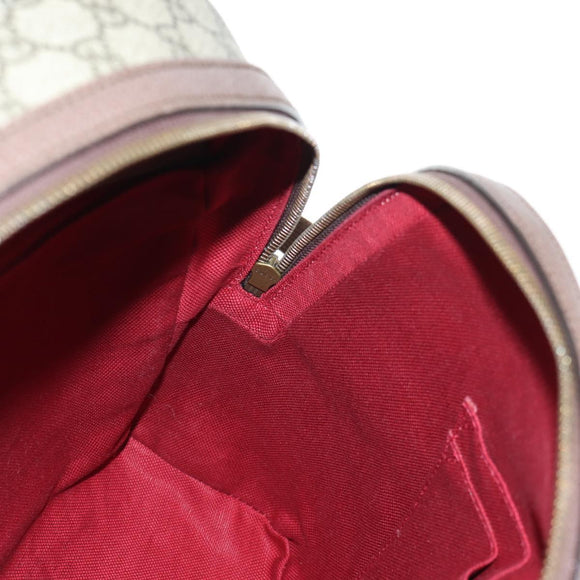 GUCCI GG Supreme Disney Collaboration Backpack PVC Beige Gold 552884 Auth141154M