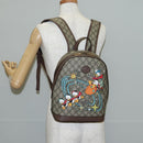GUCCI GG Supreme Disney Collaboration Backpack PVC Beige Gold 552884 Auth141154M-30