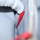 FENDI Petite To Jules Hand Bag Leather 2way Red Silver Auth 141158V-11