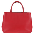 FENDI Petite To Jules Hand Bag Leather 2way Red Silver Auth 141158V-2