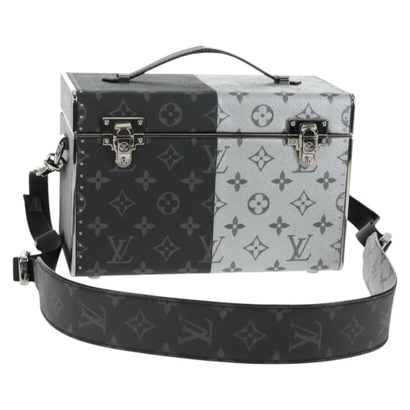 LOUIS VUITTON Monogram Eclipse Split Mini Box Trunk Bag M21022 LV Auth 141164SM