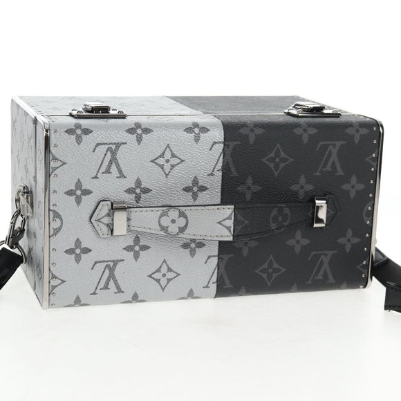 LOUIS VUITTON Monogram Eclipse Split Mini Box Trunk Bag M21022 LV Auth 141164SM