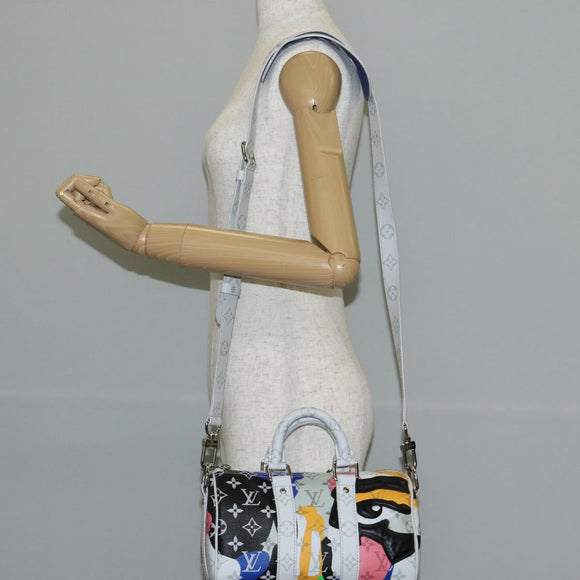 LOUIS VUITTON LV Portrait Keepall Bandouliere 25 Hand Bag M46701 LV Auth 141166SM