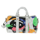 LOUIS VUITTON LV Portrait Keepall Bandouliere 25 Hand Bag M46701 LV Auth 141166M-3