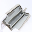 CHANEL Matelasse Wallet Lamb Skin Ivory Gold CC Auth 141169-10