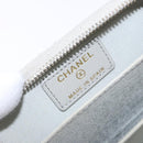 CHANEL Matelasse Wallet Lamb Skin Ivory Gold CC Auth 141169-17