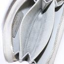 CHANEL Matelasse Wallet Lamb Skin Ivory Gold CC Auth 141169-11