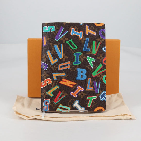 LOUIS VUITTON Monogram LVxNBA Kaye Clemence Note Cover GI0563 LV Auth 141174M