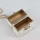 CHANEL Airpods case Earphone case Lamb Skin White CC Auth 141176M-20