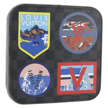 LOUIS VUITTON Damier Grafitte Poit Camille Jewelry Box GI0287 LV Auth 141177M