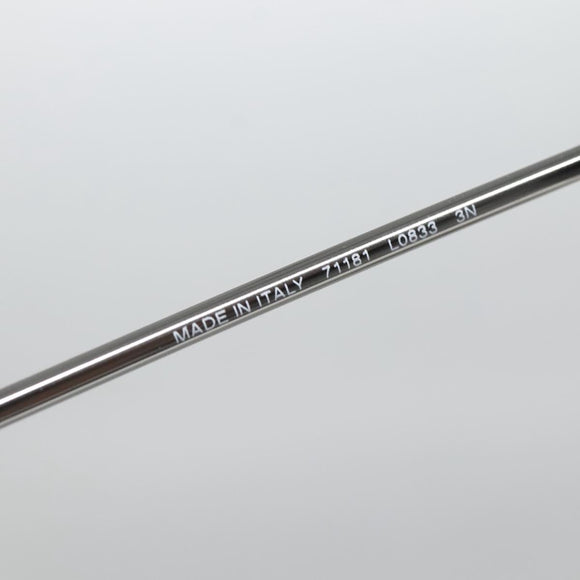 CHANEL Sunglasses metal Silver tone CC Auth 141178M