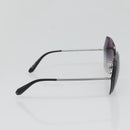 CHANEL Sunglasses metal Silver tone CC Auth 141178M-4