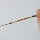 Miu Miu Sunglasses metal Gold Auth 141180-10