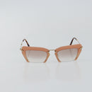 Miu Miu Sunglasses metal Gold Auth 141180-2
