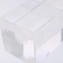 LOUIS VUITTON Paper weight Crystal glass Clear LV Auth 141182-8