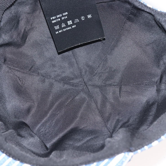 Miu Miu Cap Denim M Blue Auth 141183M