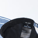 Miu Miu Cap Denim M Blue Auth 141183M-15