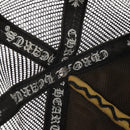 Chrome Hearts CH Patch Cross Ball Mesh Tracker Cap Cotton Black Auth 141185M-15