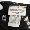 Chrome Hearts CH Patch Cross Ball Mesh Tracker Cap Cotton Black Auth 141185M-18