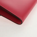 HERMES Constance Long Wallet Leather Pink Auth 141188M-16