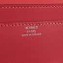 HERMES Constance Long Wallet Leather Pink Auth 141188SM-21
