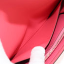 HERMES Constance Long Wallet Leather Pink Auth 141188M-22