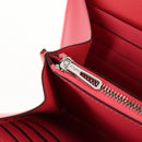 HERMES Constance Long Wallet Leather Pink Auth 141188M-27