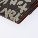 LOUIS VUITTON Monogram Graffiti Porte Monnaie Credit White M92189 LV Auth 141190-15