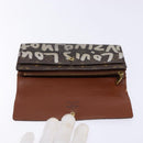 LOUIS VUITTON Monogram Graffiti Porte Monnaie Credit White M92189 LV Auth 141190-9