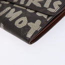 LOUIS VUITTON Monogram Graffiti Porte Monnaie Credit White M92189 LV Auth 141190-7