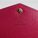 LOUIS VUITTON Multicolor Portefeuille Sarah Wallet White M60667 Auth 141191V-18