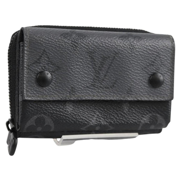 LOUIS VUITTON Eclipse Reverse Zippy Organizer Wallet M82771 LV Auth 141193M