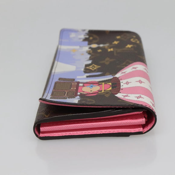 LOUIS VUITTON Monogram Vivienne Portefeuille Sarah Wallet M68491 LV Auth 141194M