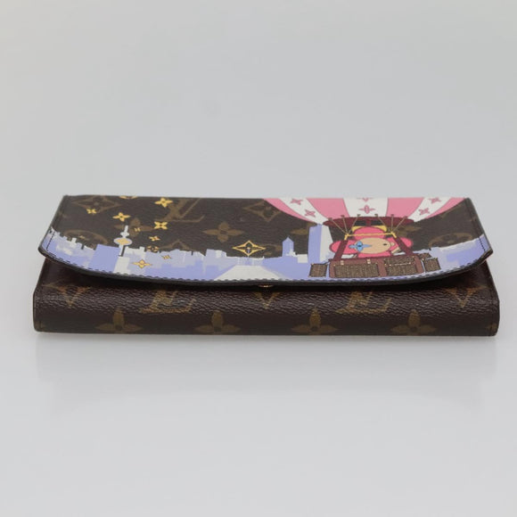 LOUIS VUITTON Monogram Vivienne Portefeuille Sarah Wallet M68491 LV Auth 141194M